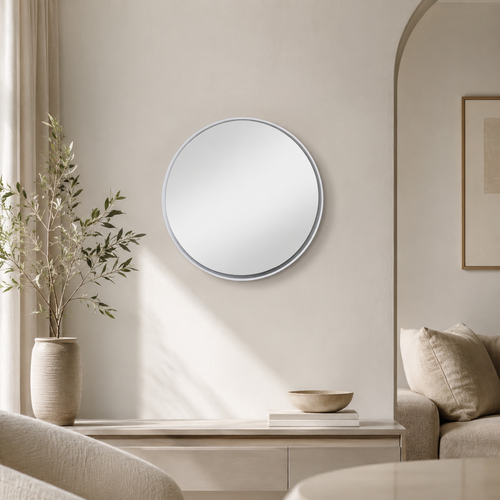 مراية دائري 70*70 M50 WHITE