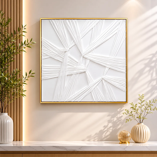 لوحات جدارية اطار ذهبي 80*80 SHW-418