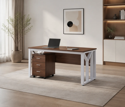 مكتب مقاس 1.60 OT-121 LIGHT BROWN