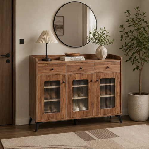 دولاب متعدد الاغراض مقاس 120 سم BF-01 BROWN