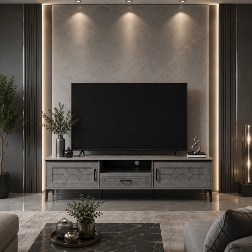 طاوله بلازمه ماليزي 180سم TV-041 GREY