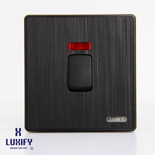 Geyser Switch  20A Black LUXIFY