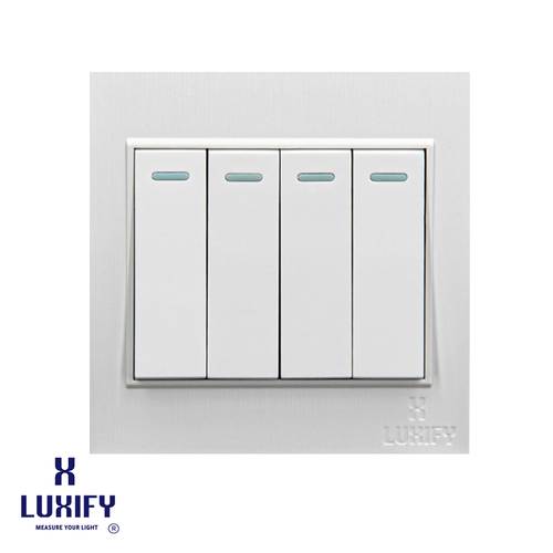مفتاح دركسون رباعي ابيض LUXIFY