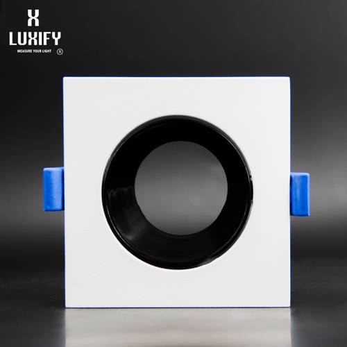 مانع توھج مربع مفرد ابیض اسود LUXIFY