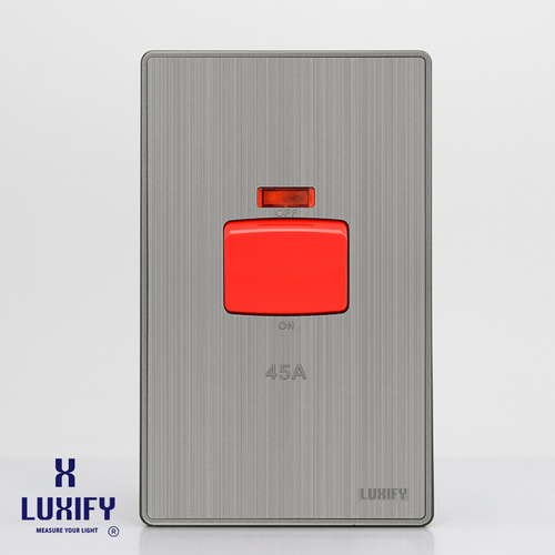 AC Switch 45A 7*14 Silver LUXIFY