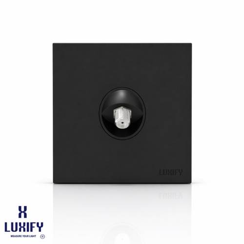 Slim TV Socket Black LUXIFY | Wall TV Outlet
