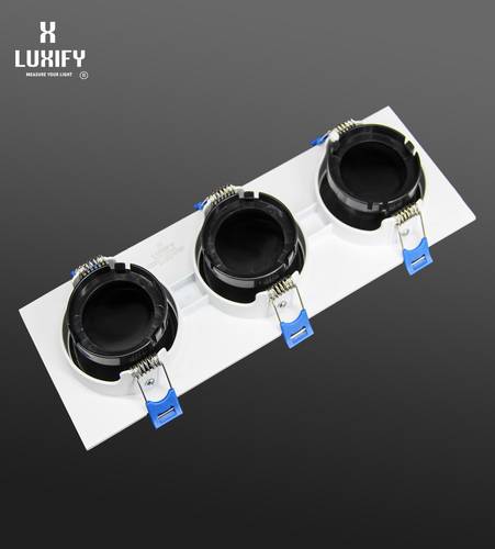 مانع توھج مربع ثلاثى ابیض اسود LUXIFY