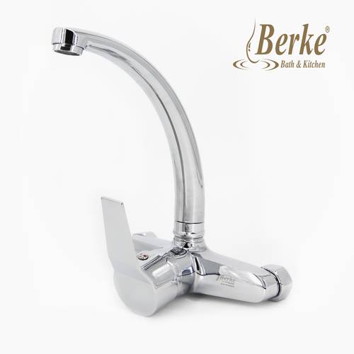خلاط مجلى جدار نحاس كروم BERKE - SPARTA