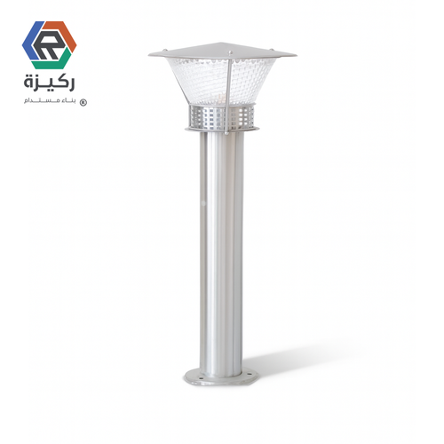 60cm Chrome Garden Light Pole