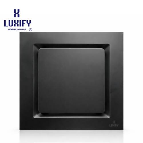 LUXIFY Decorative Exhaust Fan Black 30×30 cm