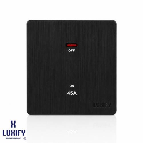 مفتاح مكيف 45 امبير كبير LUXIFY اسود 