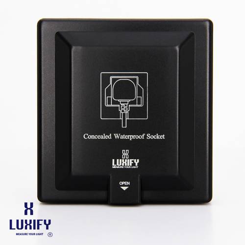 فيش 13 امبير مخفي LUXIFY اسود 
