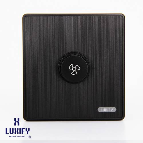  Fan Dimmer 250W Black LUXIFY