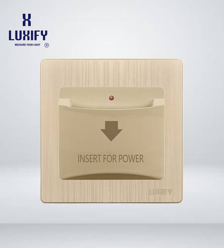 مفتاح كرت LUXIFY ذهبي 