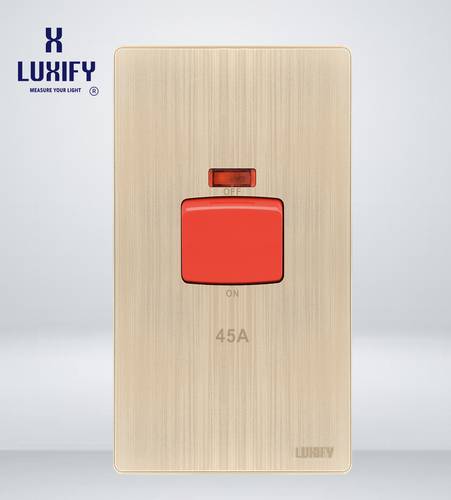 AC Switch 45A 7*14 Gold LUXIFY