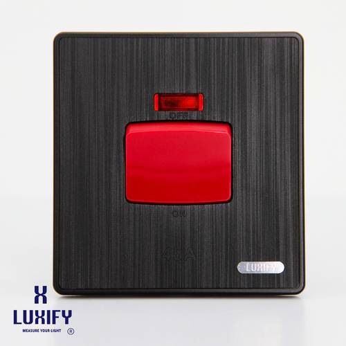  AC Switch 45A  7*7 Black LUXIFY