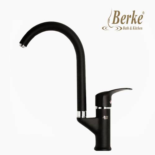 خلاط مجلى رخام نحاس اسود BERKE - OLIMPIA