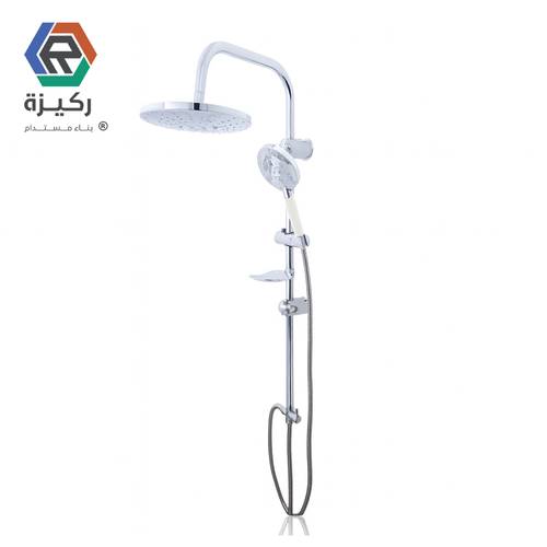 شاور مدور كروم / ابيض