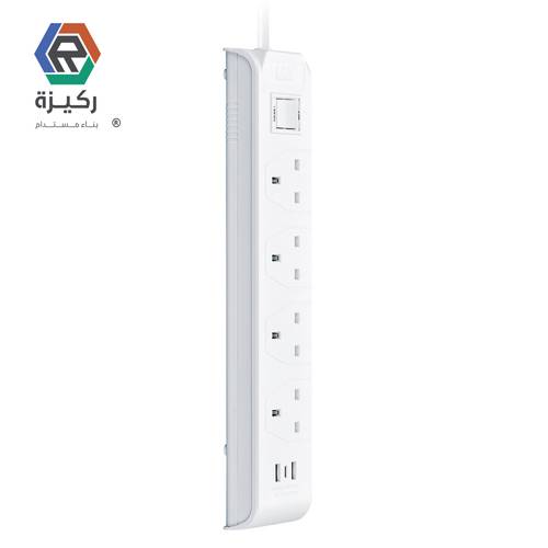 توصيلة 3 متر 4 فتحات  SPEEDZONE USB + TYPEC