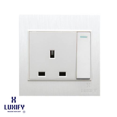 مفتاح مفرد + فيش 13 امبير LUXIFY لؤلؤي