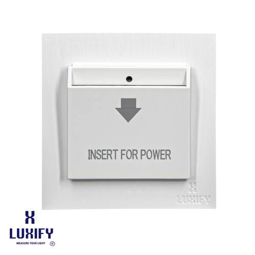 مفتاح كرت LUXIFY ابيض