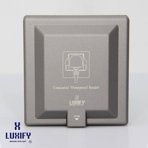 فيش ١٣ امبير مخفي  LUXIFY سلفر 