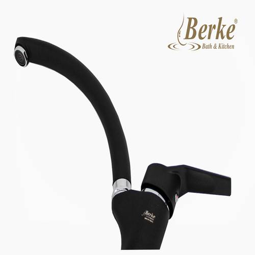 خلاط مجلى رخام نحاس اسود BERKE - SPARTA
