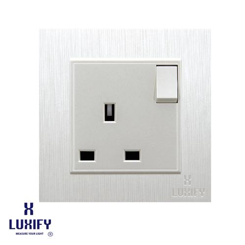 فيش 13 امبير مع مفتاح LUXIFY لؤلؤي