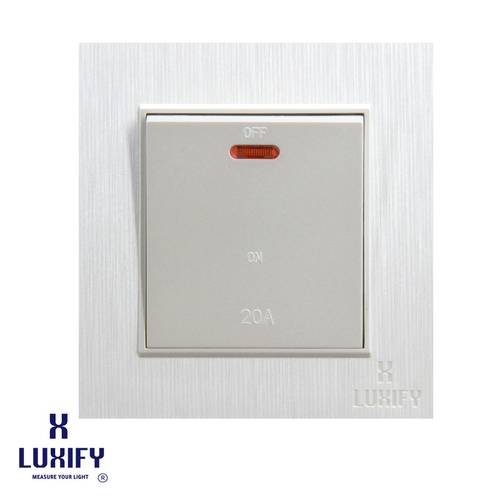 Geyser Large Switch 20A Pearl LUXIFY