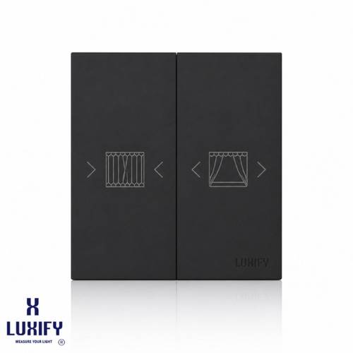 Curtain Switch Slim Black LUXIFY