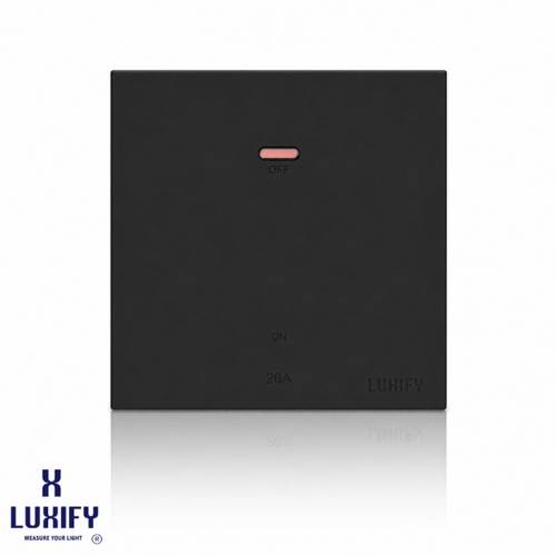 20A Water Heater Switch Slim Black LUXIFY
