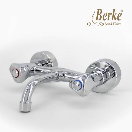 خلاط وضوء نحاس كروم BERKE - ASSOS