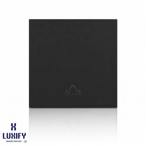 Doorbell Switch Slim Black LUXIFY