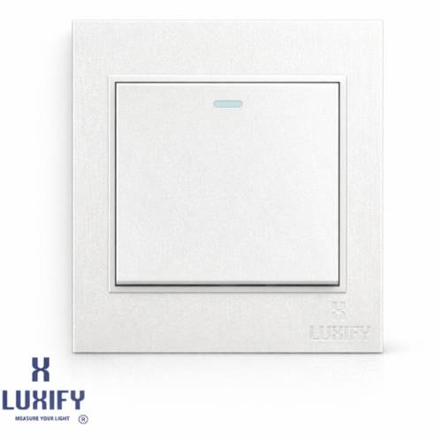 Light Switch 1Gang 1 Ways Pearl LUXIFY