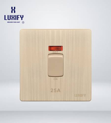 Geyser Switch 20A Gold LUXIFY
