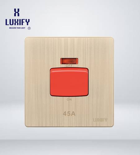 AC Switch 45A 7*7 Gold LUXIFY
