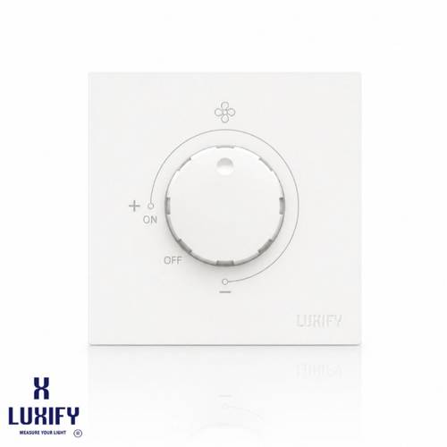 Fan Speed Controller 500W Slim White LUXIFY