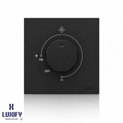 Fan Speed Controller 500W Slim Black LUXIFY
