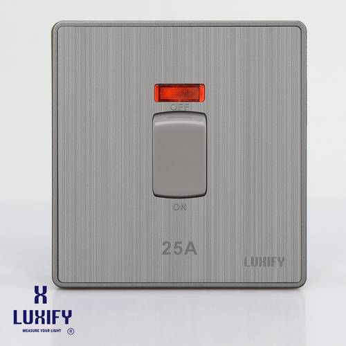 Geyser Switch 20A Silver LUXIFY