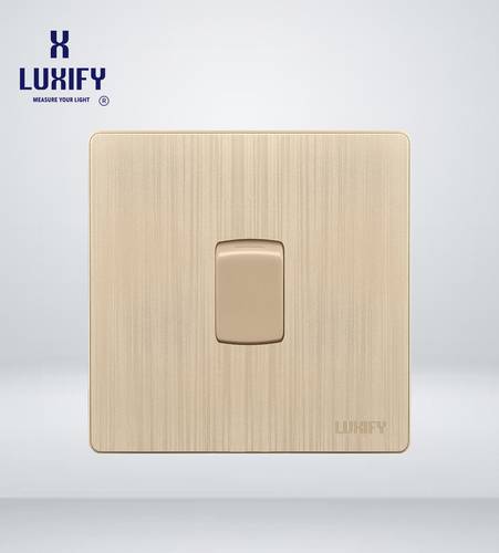1Gang Multiways Switch Gold LUXIFY