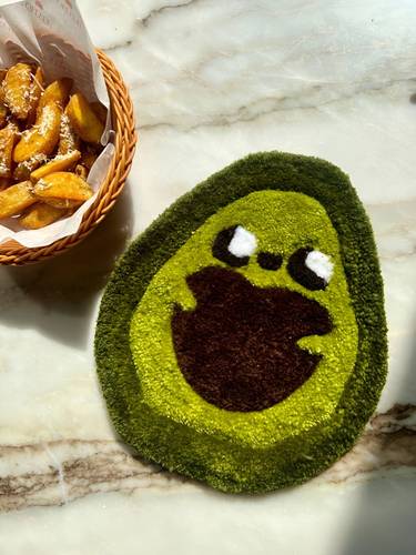 Happy Avocado Rug