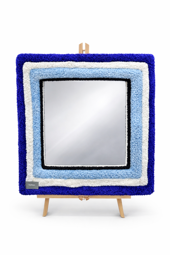 Blue Layers Mirror