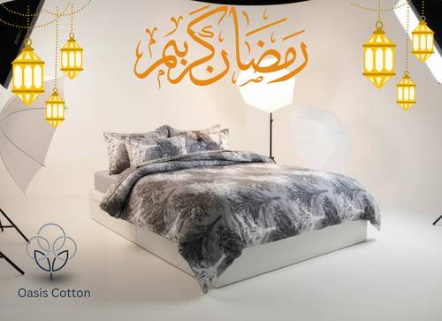 مفرش الغيمة الصيفي المزدوج - 6 قطع - ناعم وبارد