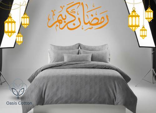 مفرش الغيمة الصيفي المزدوج - 6 قطع - ناعم وبارد
