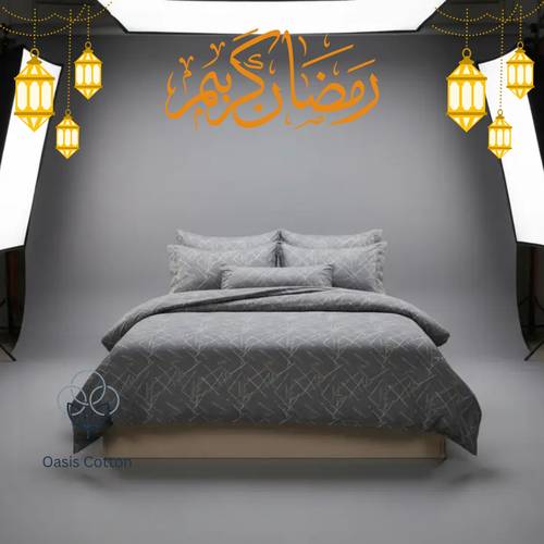 مفرش الغيمة الصيفي المزدوج - 6 قطع - ناعم وبارد