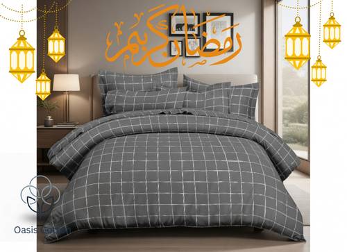 مفرش الغيمة الصيفي المزدوج - 6 قطع - ناعم وبارد