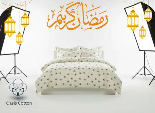 مفرش الغيمة الصيفي المزدوج - 6 قطع - ناعم وبارد