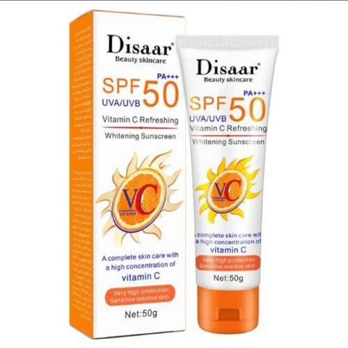 كريم واقي شمس مع فيتامين سي بعامل حماية SPF 50 من ديسار 50 جم