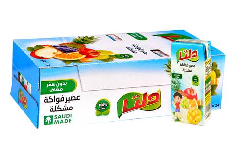 دلتا-عصير الفواكه المشكلة 24X 125 مل