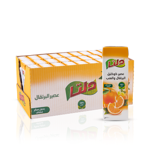 دلتا - عصير برتقال طبيعى 